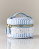 Stoney Clover Lane Blue Seersucker Pill Case - 1