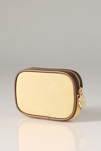 Stoney Clover Lane Micro Pouch Canvas Tan