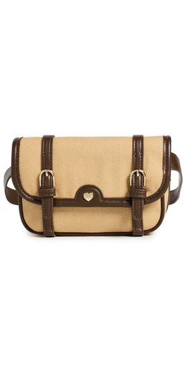 Stoney Clover Lane Stoney Clover Lane Convertible Saddle Bag Canvas Tan One
