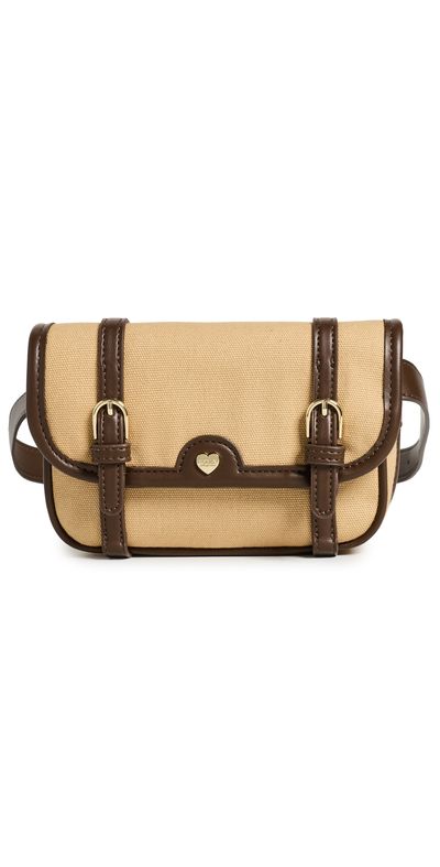 Stoney Clover Lane Stoney Clover Lane Convertible Saddle Bag Canvas Tan One