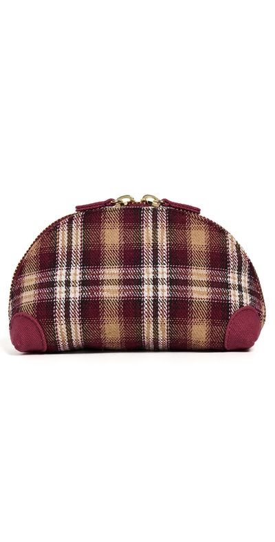 Stoney Clover Lane Stoney Clover Lane Curved Mini Pouch Plaid One