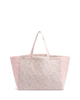 Stoney Clover Lane Stoney Clover Lane Large Printed Cotton Everything Tote Bag