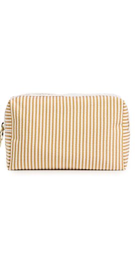 Stoney Clover Lane Stoney Clover Lane Medium Pouch Yellow Seersucker One