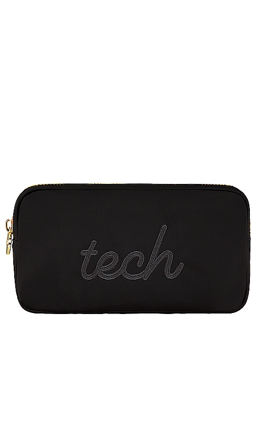 Stoney Clover Lane Stoney Clover Lane Noir Tech Embroidered Small Pouch