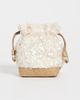 Stoney Clover Lane Stoney Clover Lane Sequin Embellished Mini Gathered Crossbody Bag White One - 2