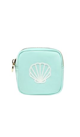 Stoney Clover Lane Stoney Clover Lane Shell Embroidered Mini Pouch