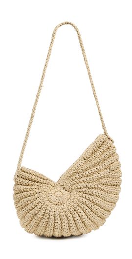 Stoney Clover Lane Stoney Clover Lane Shell Spiral Bag Natural One