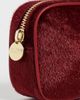 Stoney Clover Lane Stoney Clover Lane Small Faux Fur Pouch Baked Cherry One - 4