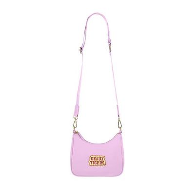 Stoney Clover Lane Stoney Clover Lane Stoney Clover LSU Tigers Curved Crossbody Bag