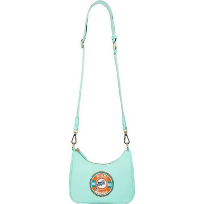 Stoney Clover Lane Stoney Clover Lane Stoney Clover Miami Dolphins Curved Crossbody Bag