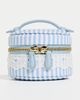 Stoney Clover Lane Stoney Clover Lane Top Handle Pill Case Blue Seersucker One - 2