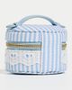 Stoney Clover Lane Stoney Clover Lane Top Handle Pill Case Blue Seersucker One - 3