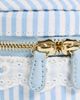 Stoney Clover Lane Stoney Clover Lane Top Handle Pill Case Blue Seersucker One - 4