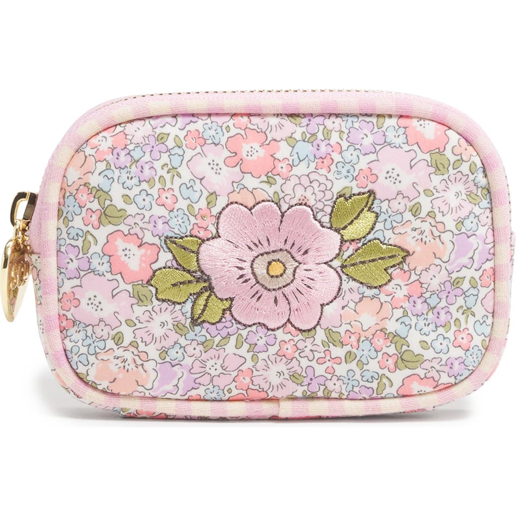 Stoney Clover Lane Stoney Clover Lane x Liberty Micro Floral Embroidered Cotton Pouch