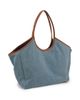 Stoney Clover Lane Women's Denim Scoop Tote Bag & Pouchette Set - 3