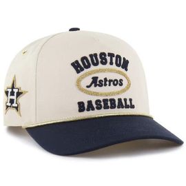 Stoney Clover Lane X '47 Stoney Clover Lane X '47 Men's '47 x Stoney Clover Lane Natural/Navy Houston Astros Glitter Rope Hitch Adjustable Hat 