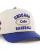 Stoney Clover Lane X '47 Stoney Clover Lane X '47 Men's '47 x Stoney Clover Lane Natural/Royal Chicago Cubs Glitter Rope Hitch Adjustable Hat  - 1