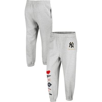 Stoney Clover Lane X '47 Stoney Clover Lane X '47 Women's '47 x Stoney Clover Lane Heather Gray New York Yankees Venice Jogger Pants 