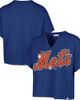 Stoney Clover Lane X '47 Stoney Clover Lane X '47 Women's '47 x Stoney Clover Lane Royal New York Mets Oversized Notch Neck T-Shirt  - 1