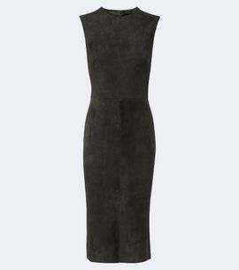Stouls Stouls Evita suede midi dress