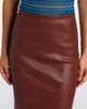 Stouls Stouls Gilda leather midi skirt - 3