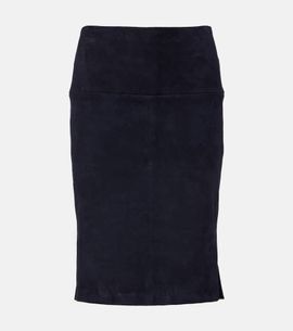 Stouls Stouls Gin suede pencil skirt