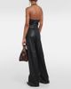 Stouls Stouls High-rise leather wide-leg pants - 3
