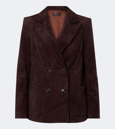 Stouls Stouls Jones double-breasted suede blazer
