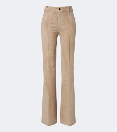 Stouls Stouls Lizzy suede bootcut pants