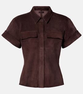 Stouls Stouls Miller suede shirt