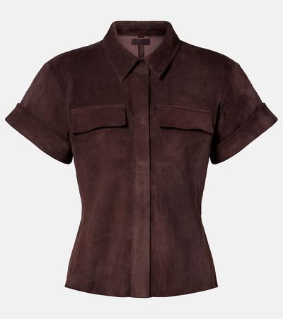 Stouls Stouls Miller suede shirt