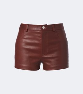 Stouls Stouls Roxie mid-rise leather shorts
