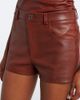 Stouls Stouls Roxie mid-rise leather shorts - 3