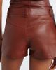 Stouls Stouls Roxie mid-rise leather shorts - 4