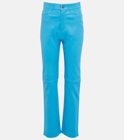 Stouls Stouls Terry high-rise straight leather pants