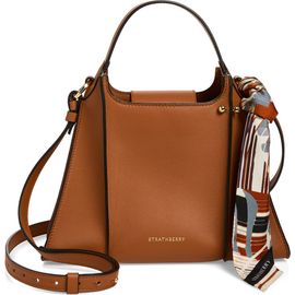 Strathberry Strathberry Arkshell Leather Top Handle Bag