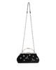 Strathberry Strathberry Frame Black Velvet Clutch - 5