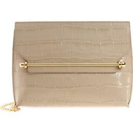 Strathberry Strathberry Large Stylist Croc Embossed Clutch