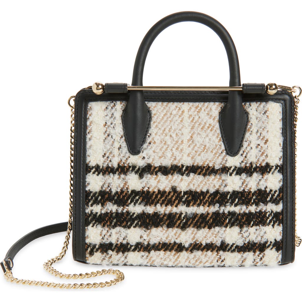 Strathberry Strathberry Mini Bouclé & Leather Tote