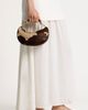 Strathberry Strathberry Mini Crescent Moon Genuine Calf Hair Shoulder Bag - 2