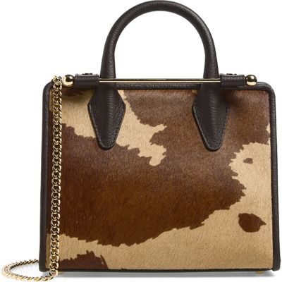Strathberry Strathberry Mini Genuine Calf Hair Tote