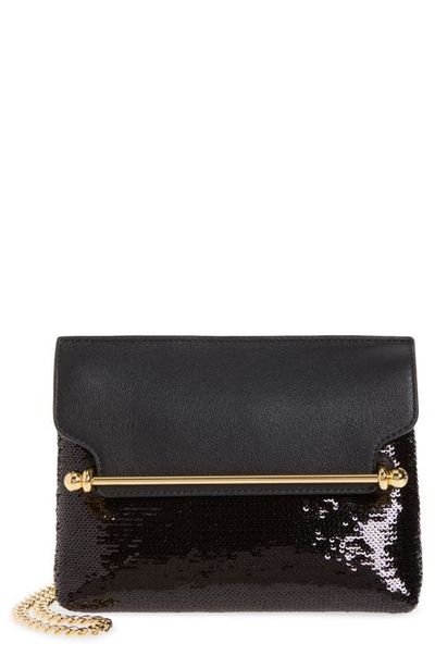 Strathberry Strathberry Mini Stylist Sequin & Leather Crossbody Bag