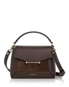 Strathberry Strathberry Mosaic Leather & Suede Shoulder Bag