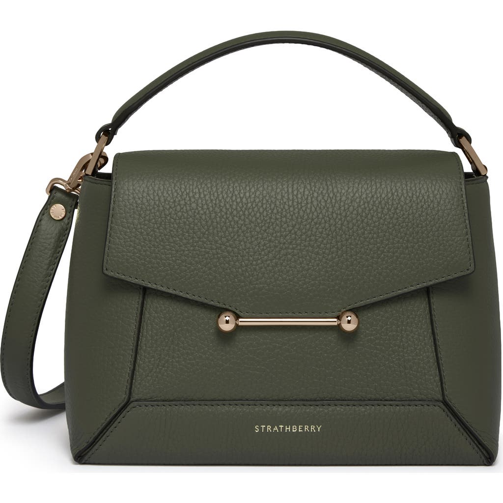 Strathberry Strathberry Mosaic Leather Top Handle Bag
