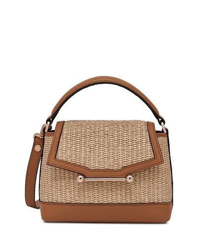 Strathberry Strathberry Mosaic Nano Small Woven Raffia Crossbody Bag