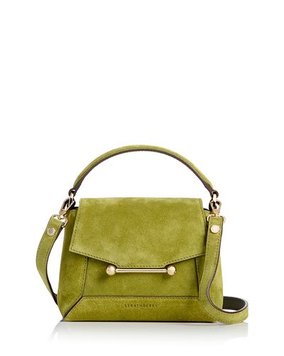Strathberry Strathberry Mosaic Nano Suede Shoulder Bag