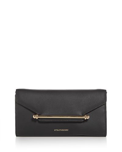 Strathberry Strathberry Multrees Convertible Leather Wallet