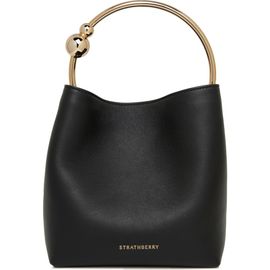 Strathberry Strathberry The Circus Top Handle Leather Bucket Bag