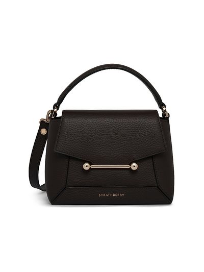Strathberry Women's Mosaic Leather Nano Top Handle Bag