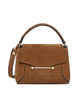 Strathberry Women's Mosaic Nano Suede Top Handle Bag